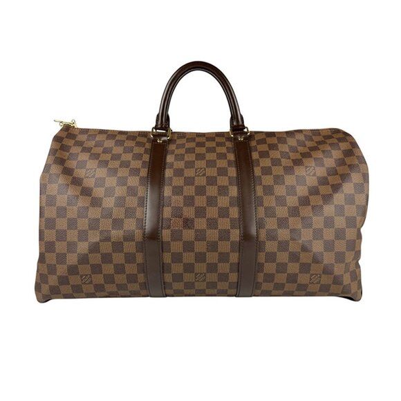 LOUIS VUITTON Brown Damier Keepall 50 Boston Bag - Picture 1 of 5